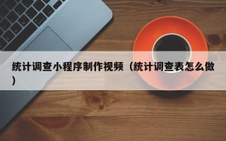 邹平统计调查小程序制作视频（统计调查表怎么做）