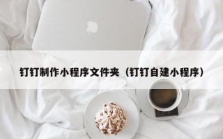 邹平钉钉制作小程序文件夹（钉钉自建小程序）