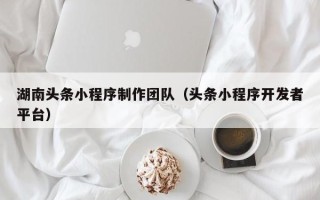 邹平湖南头条小程序制作团队（头条小程序开发者平台）